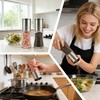 Salt and Pepper Grinder Set of 2, Manual Grinder with