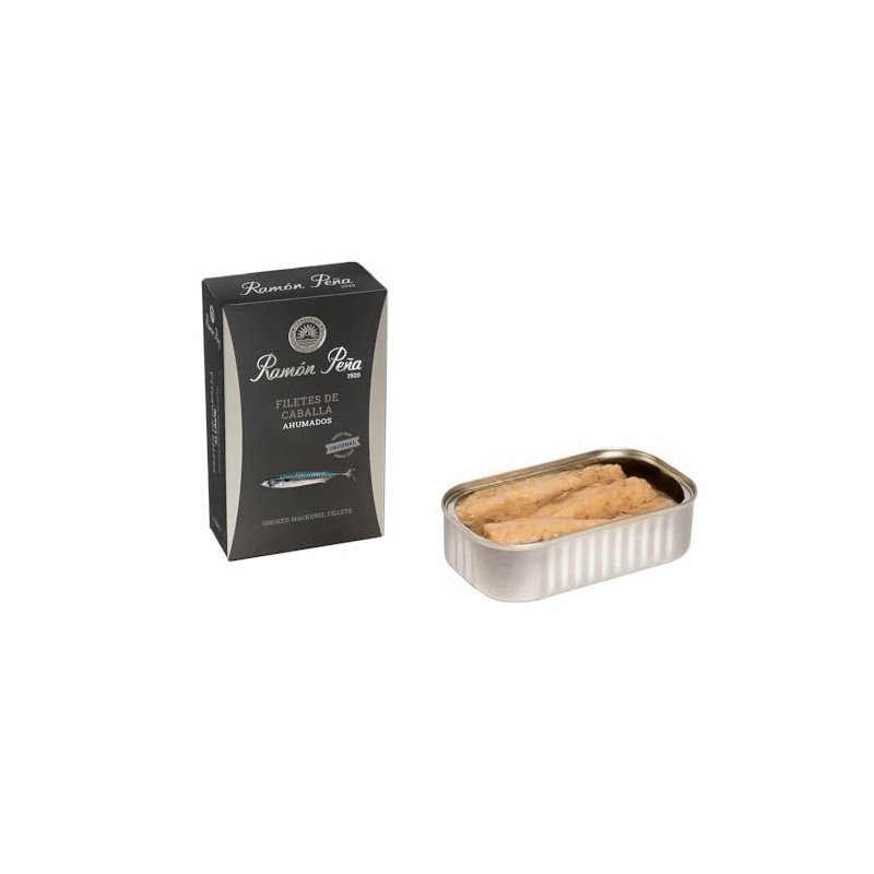 Ramon Pena Mackerel in Olive Oil & Smoked, Silver Line,
