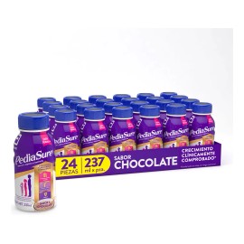 Pediasure 24 Pack Chocolate Bebida, Vitaminas Y Minerales Chocolate