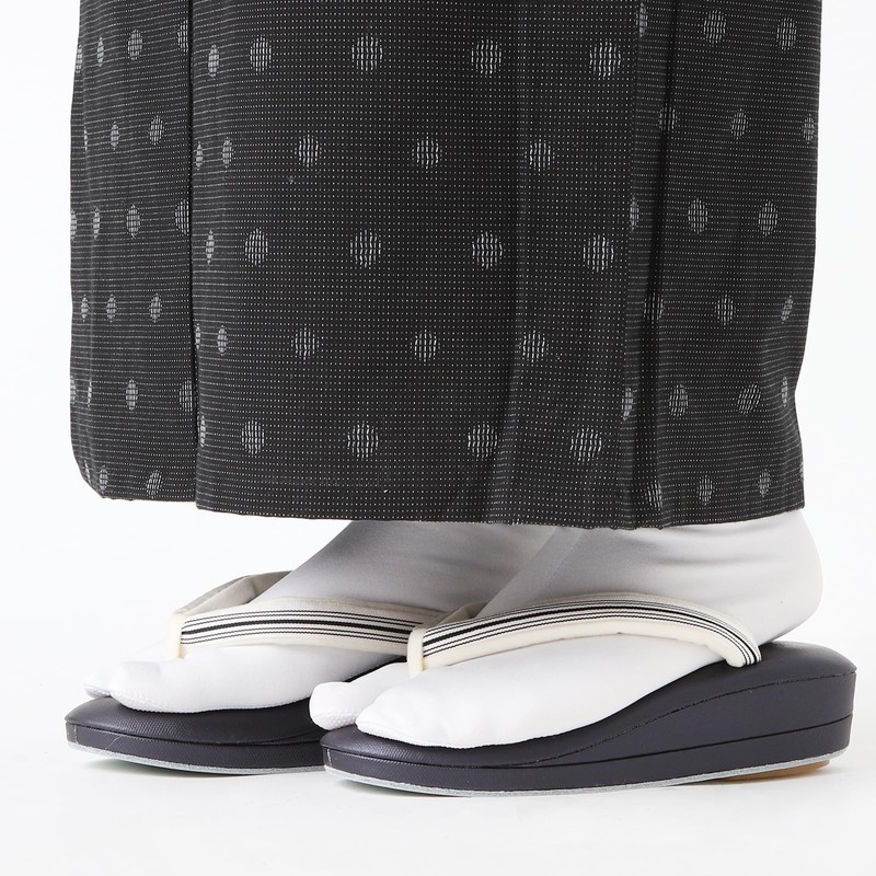 [TAYU-TAFU] Stretch Tabi Socks, Non-slip, Polyester, Japanese Accessories, White, white