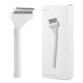 Cat Brush, Pet Hair Removal Tool, Lightweight Deshedding Dog Brush,Cat Brushes for Indoor Cats,Dematting Comb for Dogs Cats,Remove Loose Hair,Pet Grooming Undercoat Rake(White)