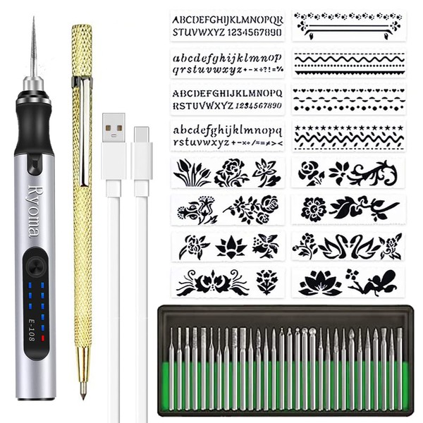 Rechargeable cordless Electric Micro Engraver Pen Mini DIY Engraving Tool