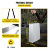 VEVOR Folding Aluminum Alloy Sluice Box, Compact 50" Sluice Boxes