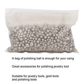 Stainless Steel Tumbling Media Balls,1 Bag Polishing Balls for Jewelry Gold Polishing Tools Jewelry Polishing Beads for Vibratory Tumblers Jewelry Polishing Beads for Gold Polishing Tools