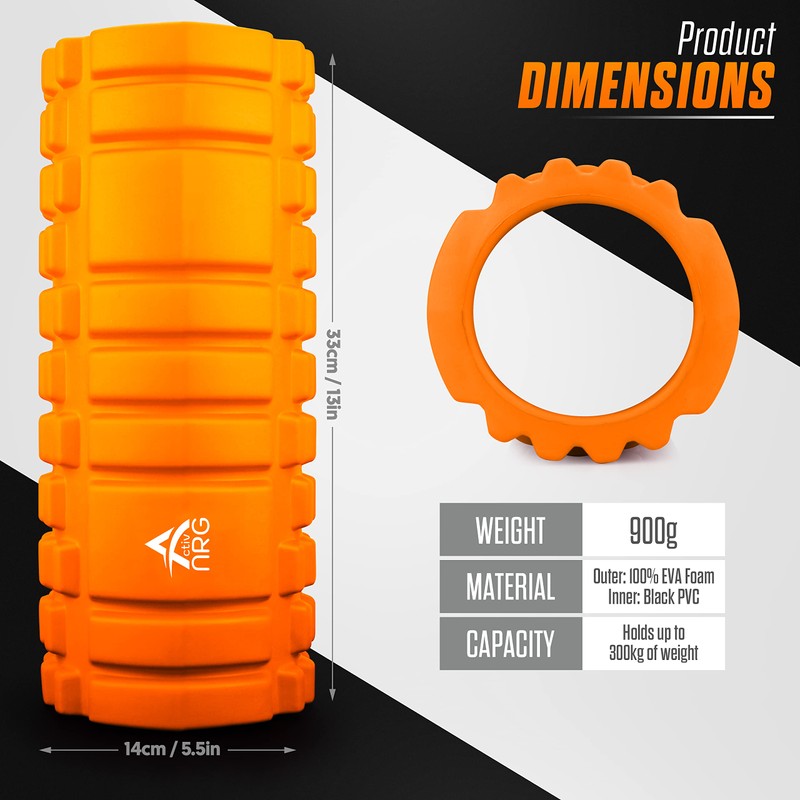 ActivNRG Fitness Foam Roller for Deep Tissue Muscle Massage Trigger