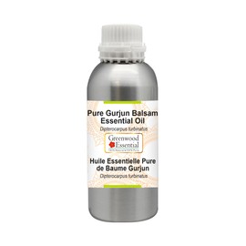 Greenwood Essential Pure Gurjun Balm Essential Oil (Dipterocarpus turbinatus) Natural Therapeutic Quality Steam Distilled 300 ml (10 oz)