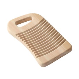 woodpecker Wooden Hinoki Laundry Board Made in Japan Natural Wood Wash Board Hinoki Laundry Board (Small)