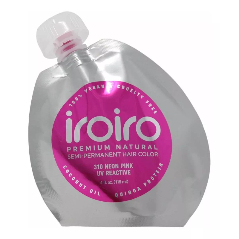 Iroiro Color De Cabello Semipermanente Natural 310 Rosa Neón