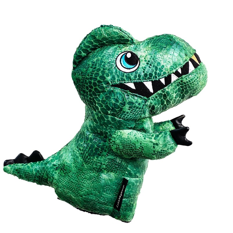 dinofactory T-Rex Golf Head Cover Dinosaur 3 Wood Headcover (Green)