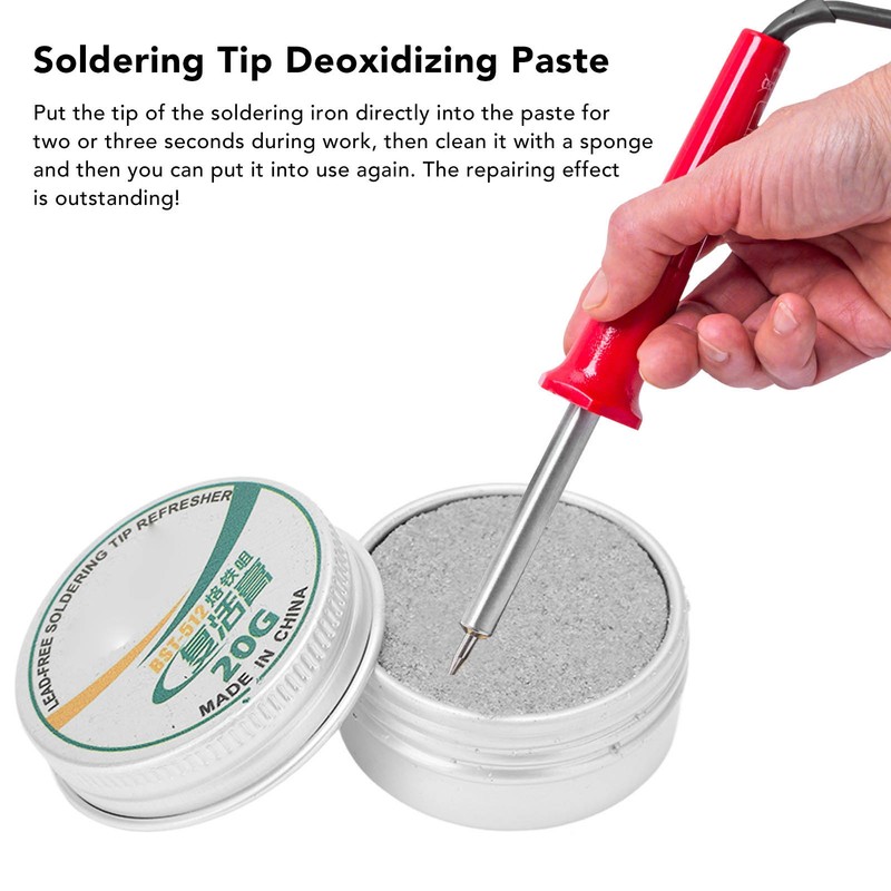 4Pcs Soldering Tip Refresher Clean Paste Tin Powder Resurrection Paste