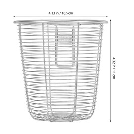 Ciieeo Dishwasher Cutlery Basket Key Holder Charm Keychain Necklace Keychains Lipstick Stickers Tassel Keychains Accessories Night Light Bag Stickers Dinnerware Silver 304 Stainless Steel