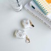 Faneiy for AirPods 2nd/1st Generation Case with Keychain,Cute Clear Glitter