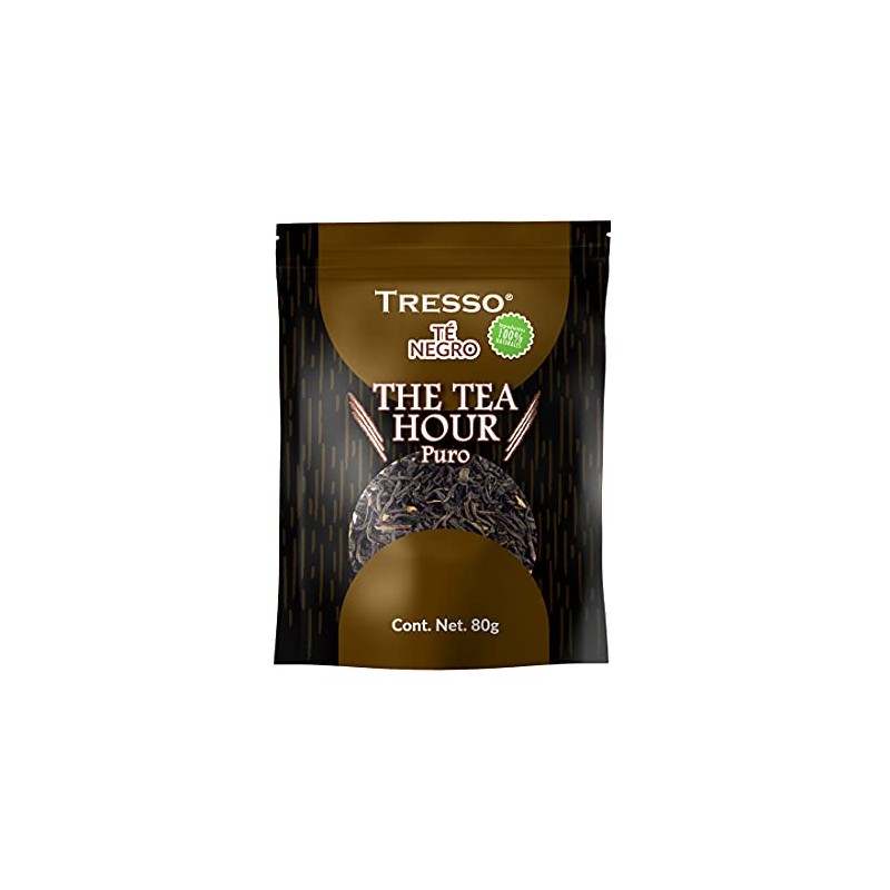 Tresso, Té Negro (Puro): "The Tea Hour", 80 gramos