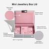 Stackers Dove Grey & Antique Rose Mini Jewellery Box -
