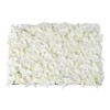 EnSyuSuMa 20 Piece White Flower Wall 24x16, White Artificial Flower