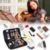 72Pcs Guitar Tool Kit Maintenance Tools with Carrying Bag String