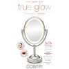 Conair Oval Shaped Double-Sided Lighted Makeup Mirror; 1x/7x , Satin