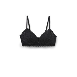 Intimissimi Woman's Tiziana Lace Triangle Bra in Black, Size 36C