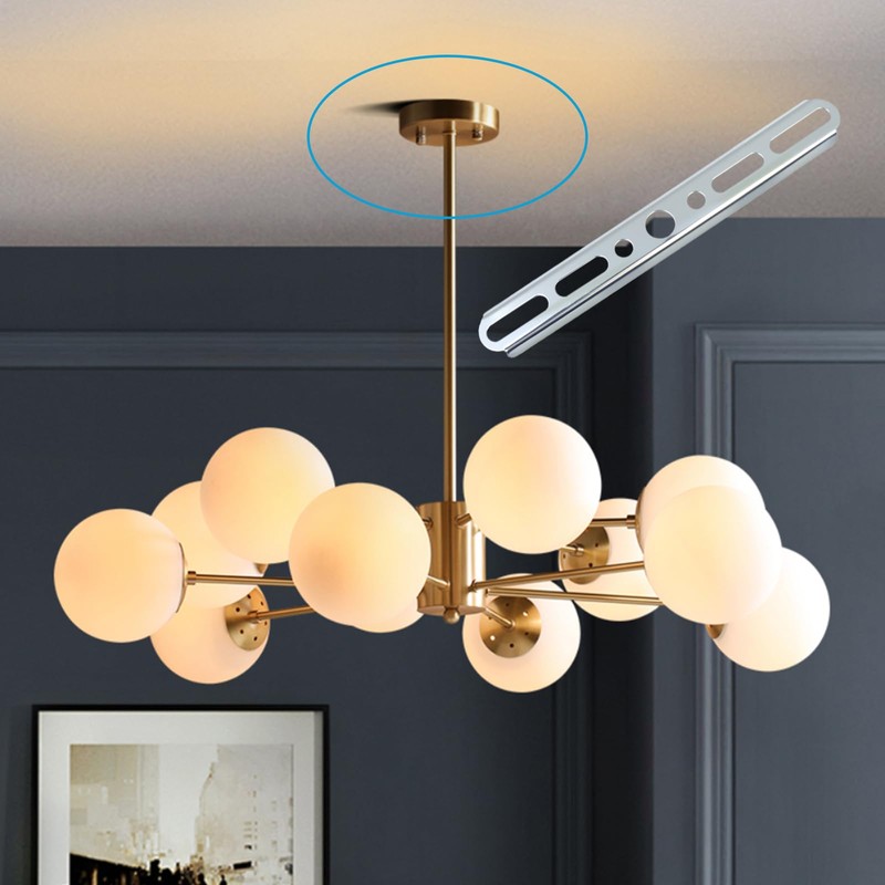 KUMGROT Light Fixture Mounting Bracket 6 Inch Ceiling Light Plate