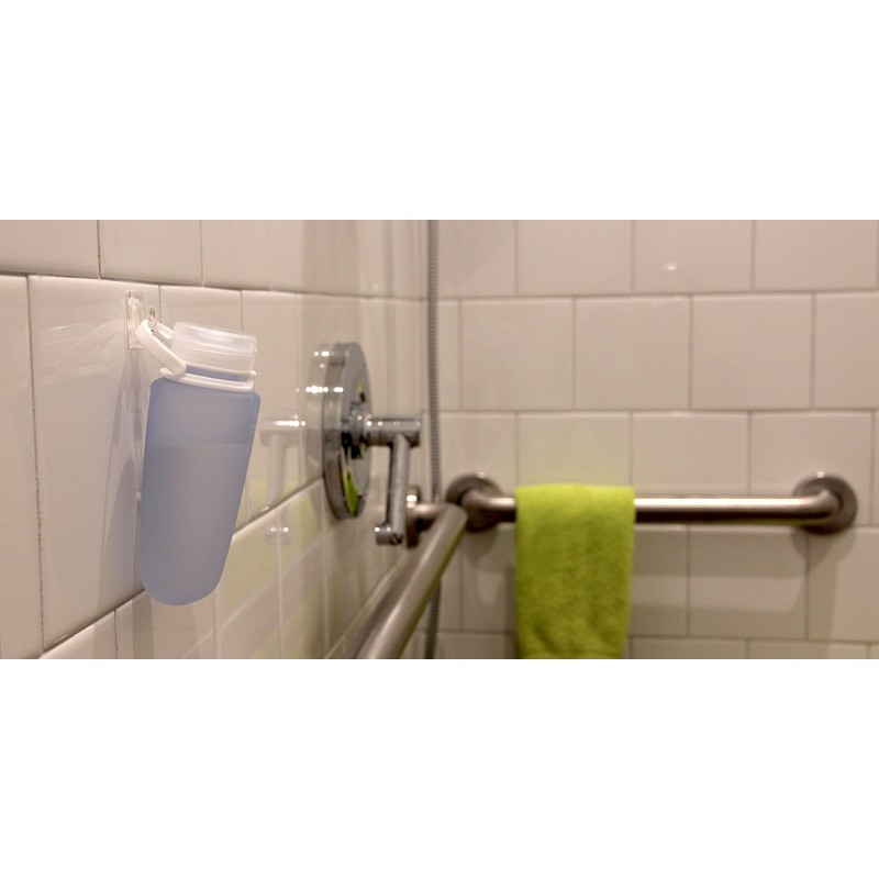 humangear GoToob+ Refillable Silicone Travel Size Bottles with Locking Cap,