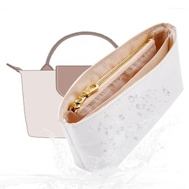 Leakkle Purse Organizer Insert for Longchamp Mini Bag, Handbags Insert Organizer, Ultra-Light Waterproof Dupont Paper Liner, Mini Size Inner Bag (6.29x1.96x3.14in)