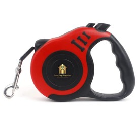 Best Dog Supplies Retractable Dog Leash - Automatic Telescopic Tractor Dog Tape, Pet Tape 10/16 FT Durable and Convenient Leash Anti-Slip Handle Safe Walking with Pet - Suitable for All Dogs Red