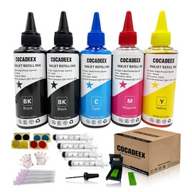 COCADEEX Refill Dye Ink Bottle Compatible with 67 or 67XL Ink Cartridge,for Envy 6020 6052 6055 6058 6075 Pro 6452 Pro 6455 Pro 6458 DeskJet 1255 2732 2752 2755 4140 4152 4155 4158 Printer