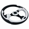 White Golf Cart Steering Wheel with Ergonomic Design Universal Fit