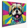 The Plum Penguin Lhasa Apso Pop Art Wooden Wall Decor