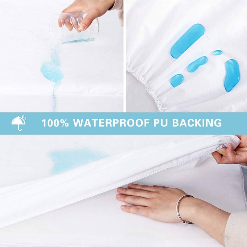 Bedecor Waterproof (Top and around) Mattress Protector Flannel Soft Cotton
