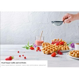 Avieta Belgian Pearl Sugar Waffles, 26 Individually Wrapped 3.17 Ounce Each W/GreenZep Sticker