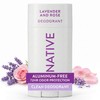 Native Desodorante nativo – desodorante natural, Lavanda y rosa., Único