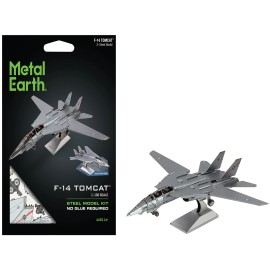 DCD Model Kit Grumman F-14 Tomcat Fighter Aircraft United States Navy Steel Metal Earth Model Difficult Level-Challenging