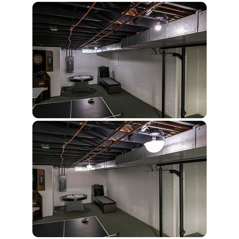 EZ Shade Ceiling Light Cover - Helps Cover Exposed Light