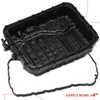 A-Premium Transmission Oil Pan with Drain Plug and Gasket Compatible