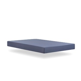 Todocama - Fitted sheet in extra soft brushed microfibre. (Bed 105 x 190/200 cm, Greyish Blue)