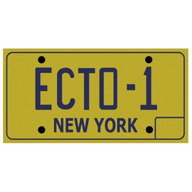 Ghostbusters: ECTO-1 License Plate Replica