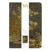 V&A Japanese Golden Leaves Design A5 Luxury Notebook (14.8 x