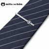 mila schon mst5378 Mira Sean Black Line Tie Clip Tie