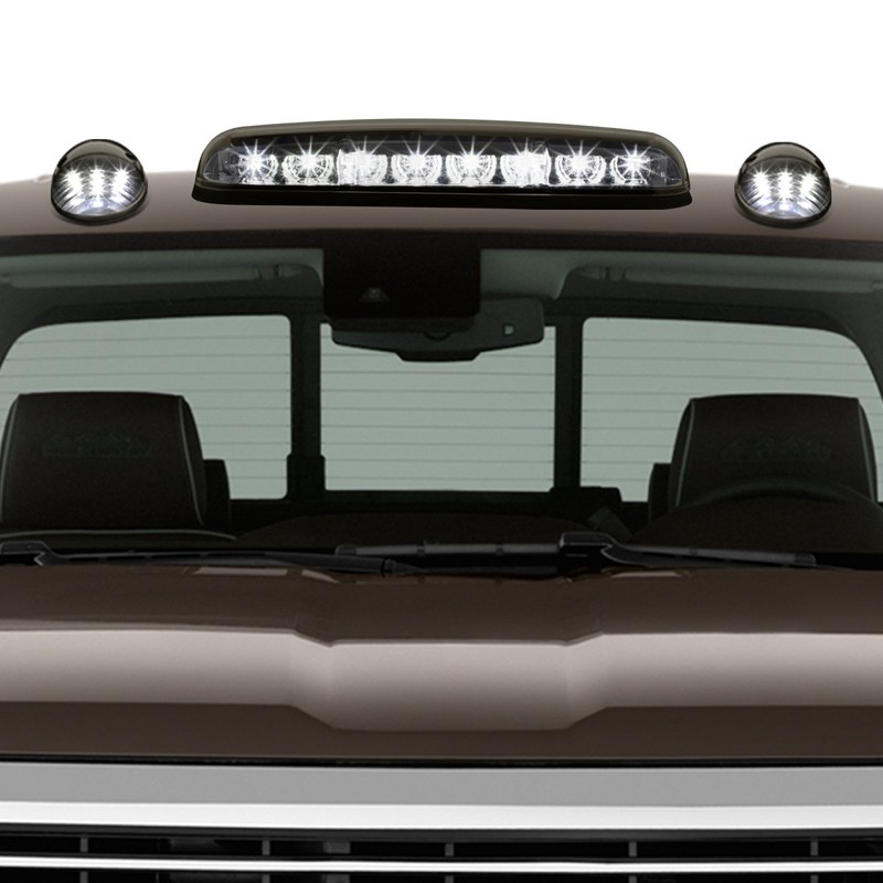 DNA Motoring CBL-CSIL02-SM-W LED Cab Roof Top Lens Center Light