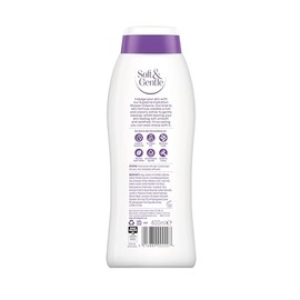 Soft & Gentle Sweet Vanilla Supreme Hydration Sulfate Free Shower Cream 400ml suitable for sensitive skin, vegan, microbiome friendly