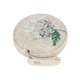 Hobby Gift Tape Measure - Retractable Fabric Covered Sewing Tape Measure - 150cm/60 inch - Hydrangea