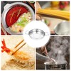 Housoutil Big Hole Colander with Handle, Stainless Steel hole Colander
