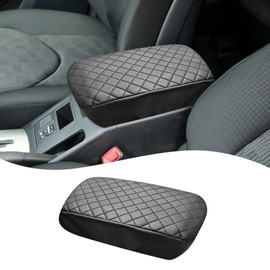 QianBao Compatible with Toyota RAV4 2006-2013 Leather Center Console Armrest Box Cover Interior Accessories Armrest Protector