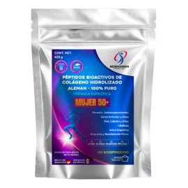 Péptidos de Colágeno Hidrolizado Mujer 50+ 420g Renovagren Sin sabor Fórmula Alemana