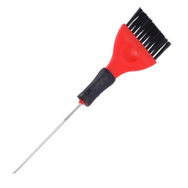 Baluue 3pcs Hair Dye Brush Stainless Steel Pin Tail Easy Salon Dye Applicator for Home Use