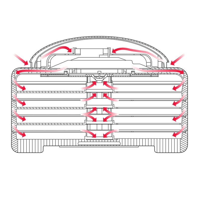 NESCO Gardenmaster Digital Pro Food dehydrator, 4 Trays, White