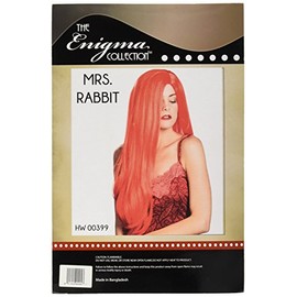 Enigma Wigs Women's Mrs. Rabbit, Red, One Size