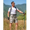 Men's Hiking Cargo Shorts Quick Dry Lightweight Travel Shorts with