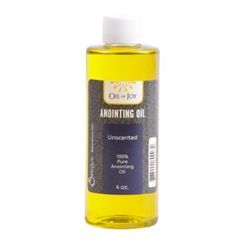 Anointing Oil for Prayers Unscented 4 oz Altar Size by Oil of Joy